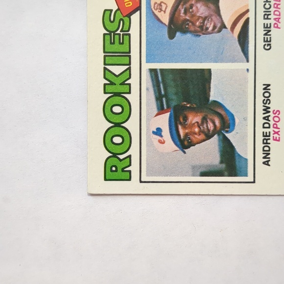 Andre Dawson 1977 Topps # 473 rookie baseball card - Picture 3 of 11